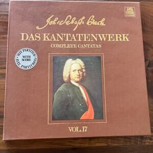 J. S. Bach Das Kantatenwerk Complete Cantatas Vol 17 LP Box Set 1977 Telefunken